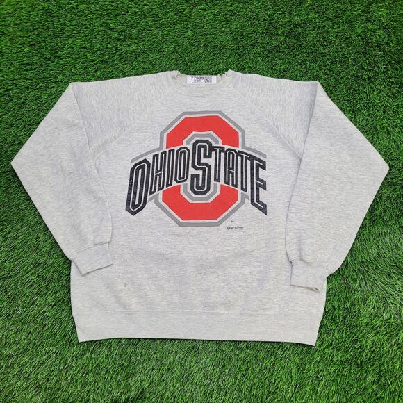 Vintage 90s Ohio State Sweatshirt Womens XL 23x24 USA - Picture 1 of 13